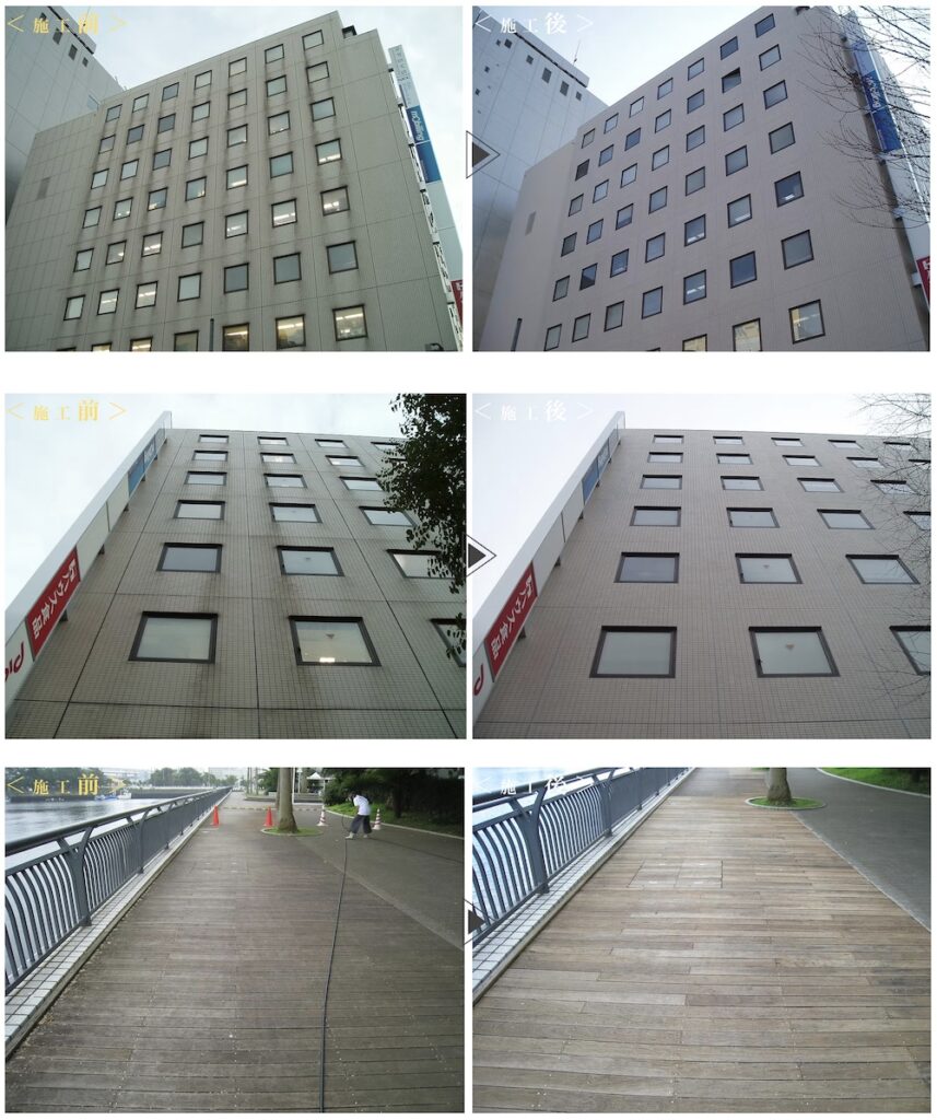 外回り洗浄クリーニングの施工実績その３